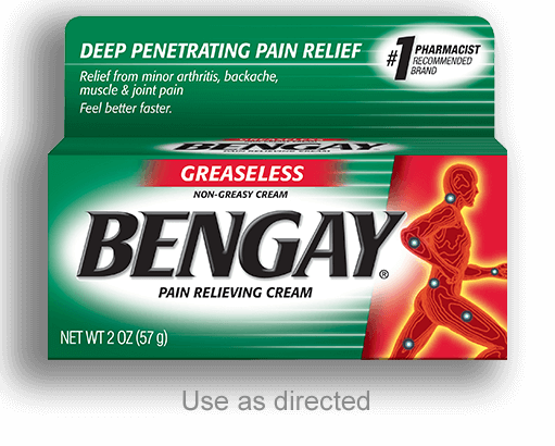 Greaseless BENGAY® Pain Relieving Cream