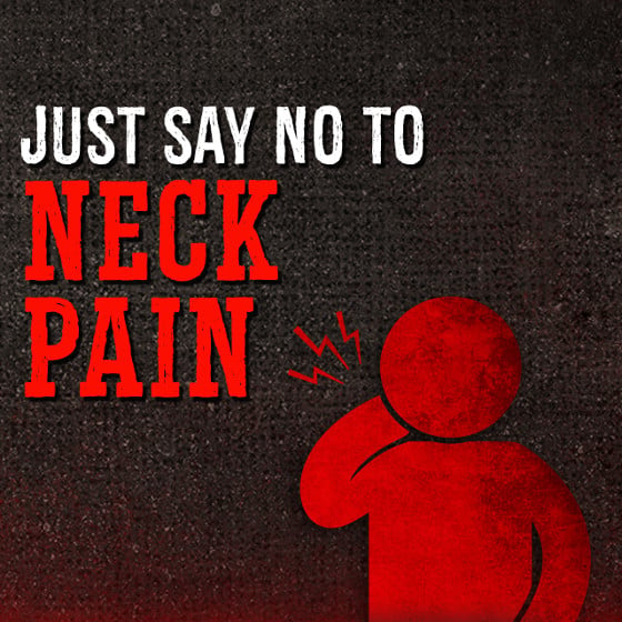 Treating neck pain with BENGAY® Products