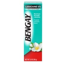 Bengay maximum strength lidocaine tropical jasmine scent