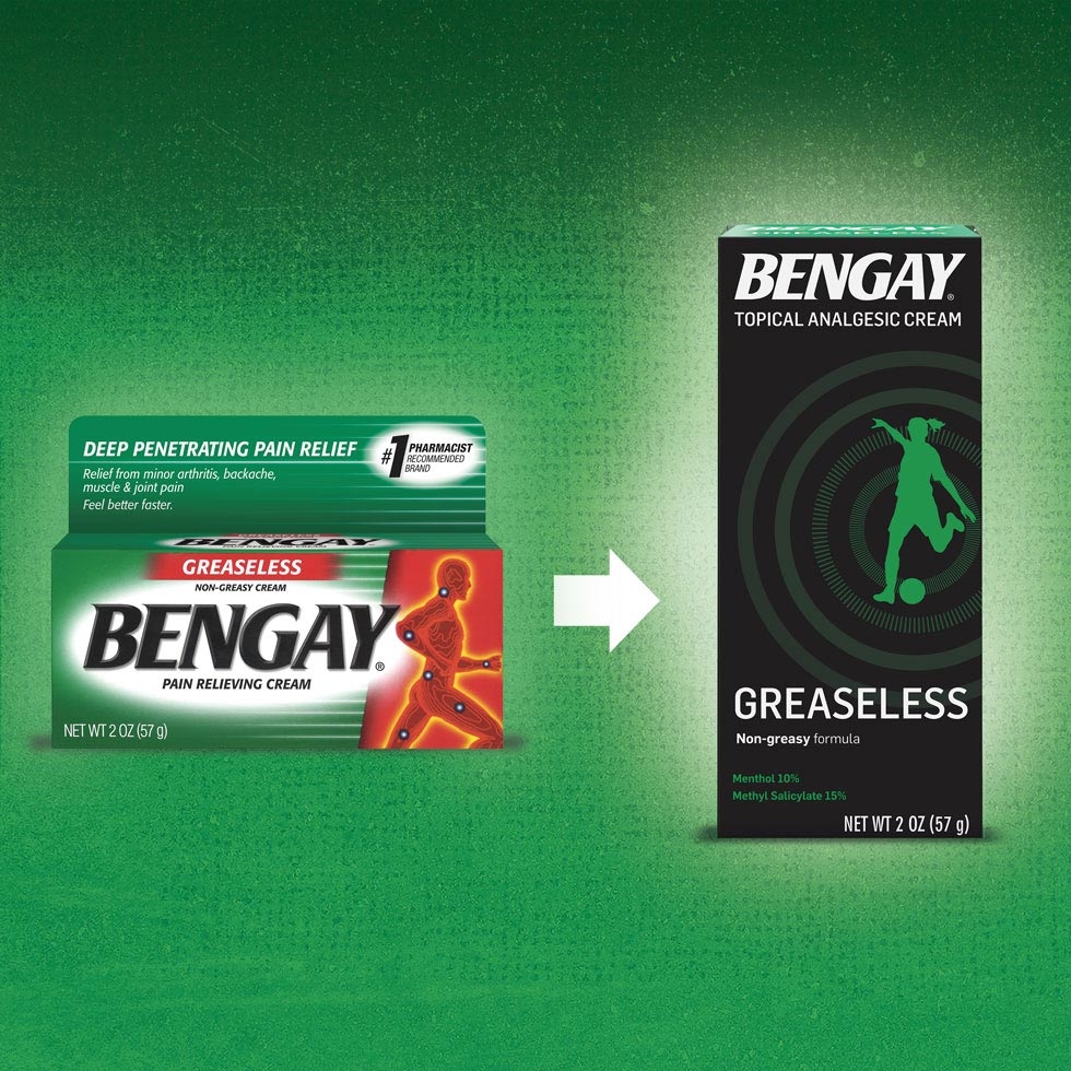 Greaseless Pain Relieving Cream Bengay